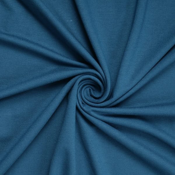 Viskosejersey UNI | blau-petrol