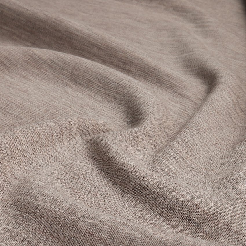 Merino Jersey 100 % Wolle | sand meliert